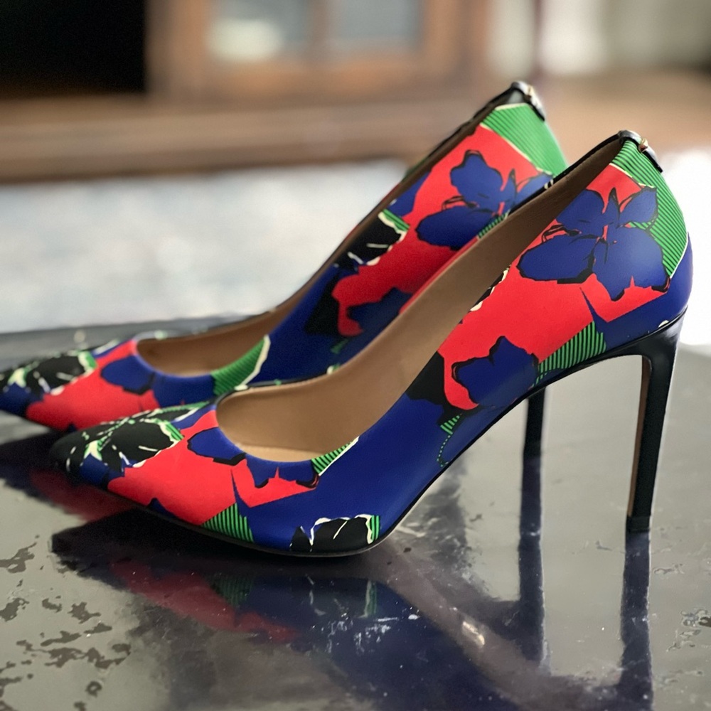 Floral Stiletto Heels